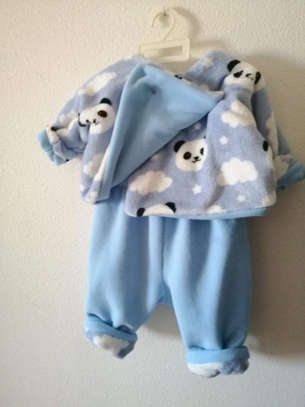 Layette bébé réversible "petit panda" – Image 5