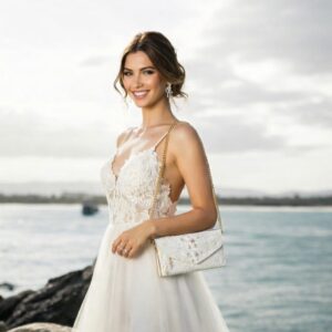 Pochette de mariée Hyana